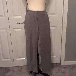 Gray stretch slacks